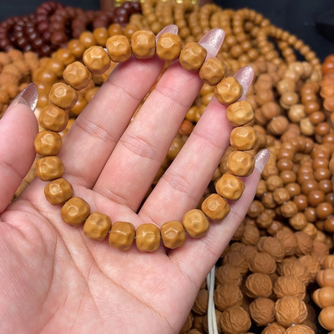 手串猴头核桃微瑕奶酪手串