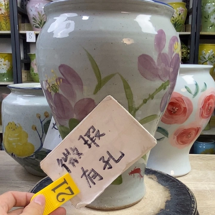 景德镇高温陶瓷花盆