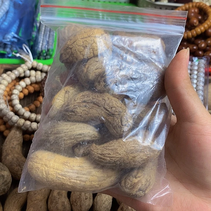 寂***菩提根/象牙果吊坠畸形半片千眼