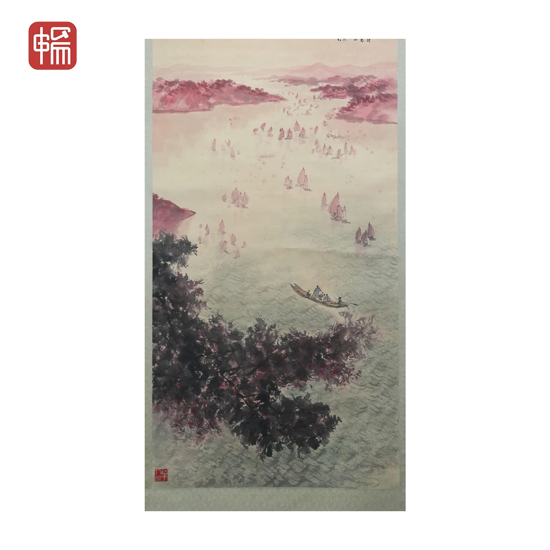T215 长河  140*67(8.44) 纸本立轴 MZ