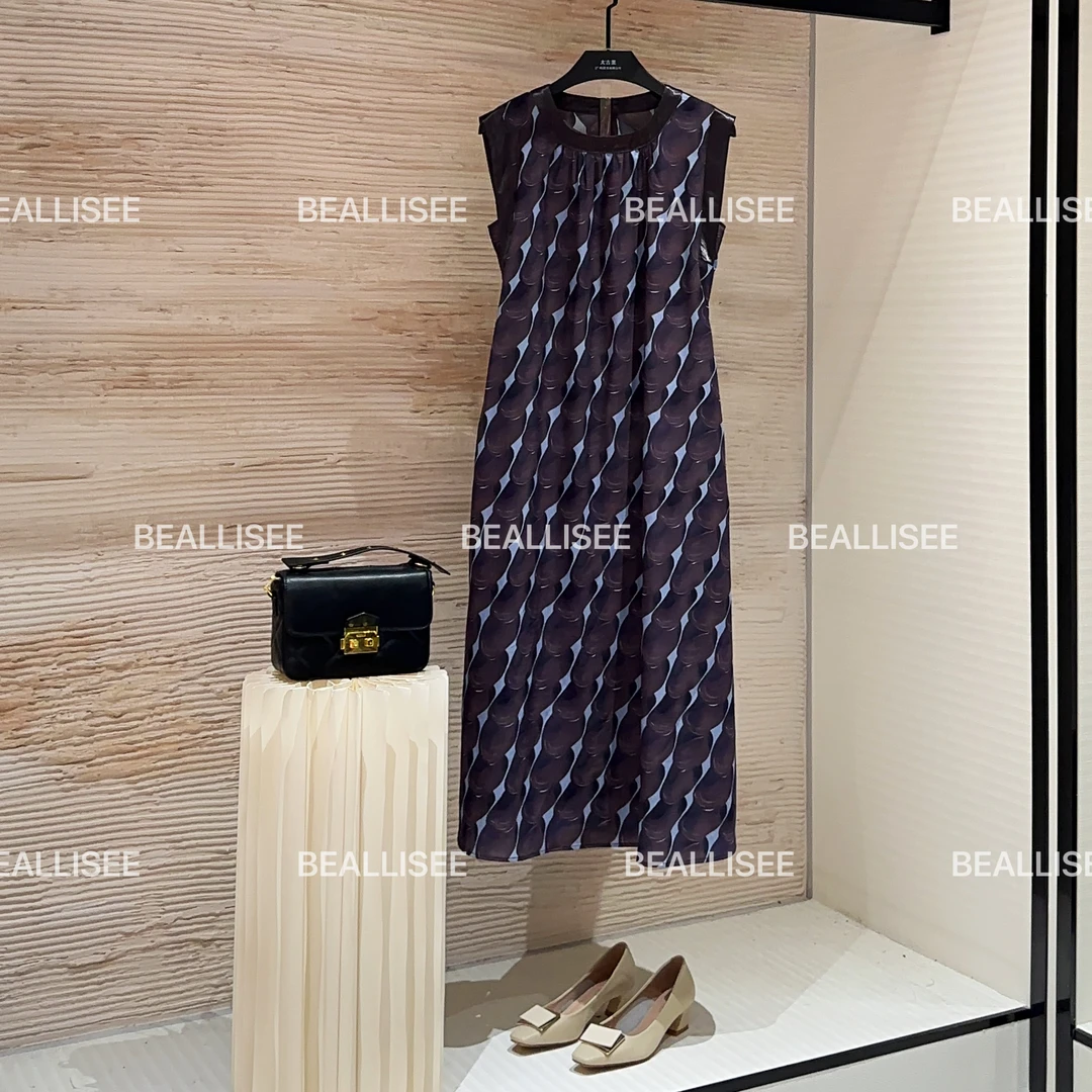 【宠粉价】夏季新款无袖显瘦国风时尚气质宽松连衣裙W-A946