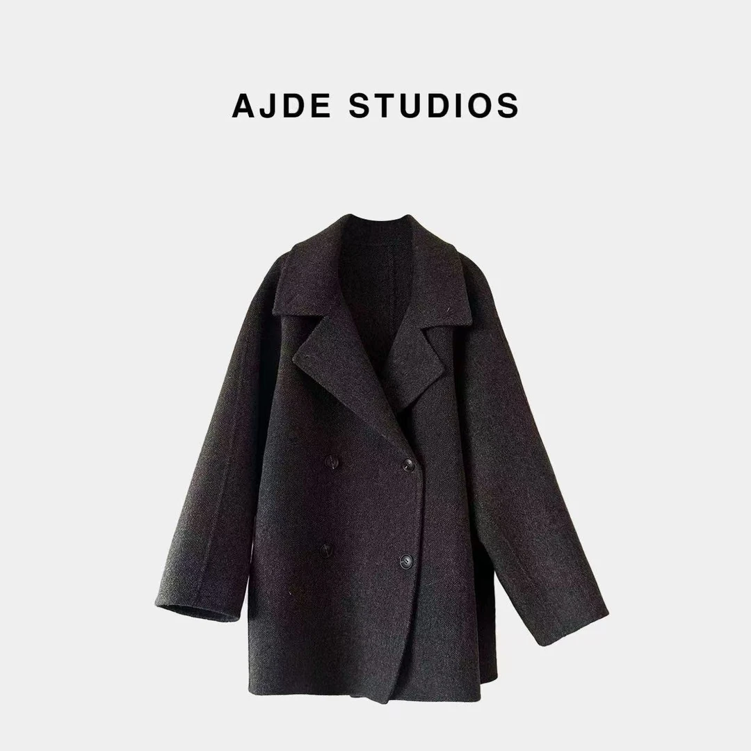 AJDE｜小人字纹挪威森林大衣QZ