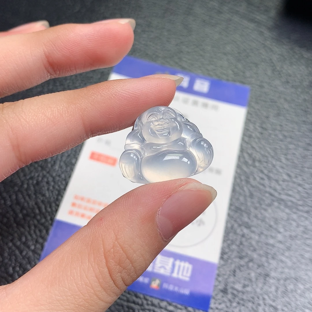 翡翠散珠缅甸天然A货翡翠冰种佛公