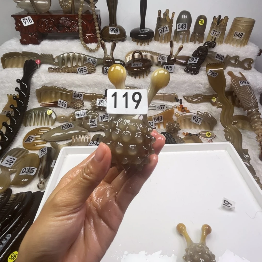 曾***2牛角牛角梳牛角福利款