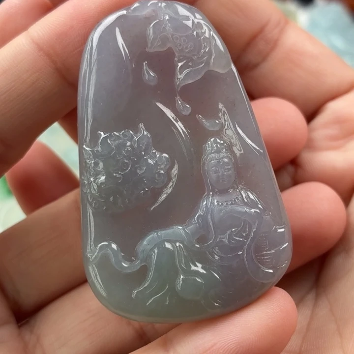 翡翠未镶嵌颈饰天然翡翠a货