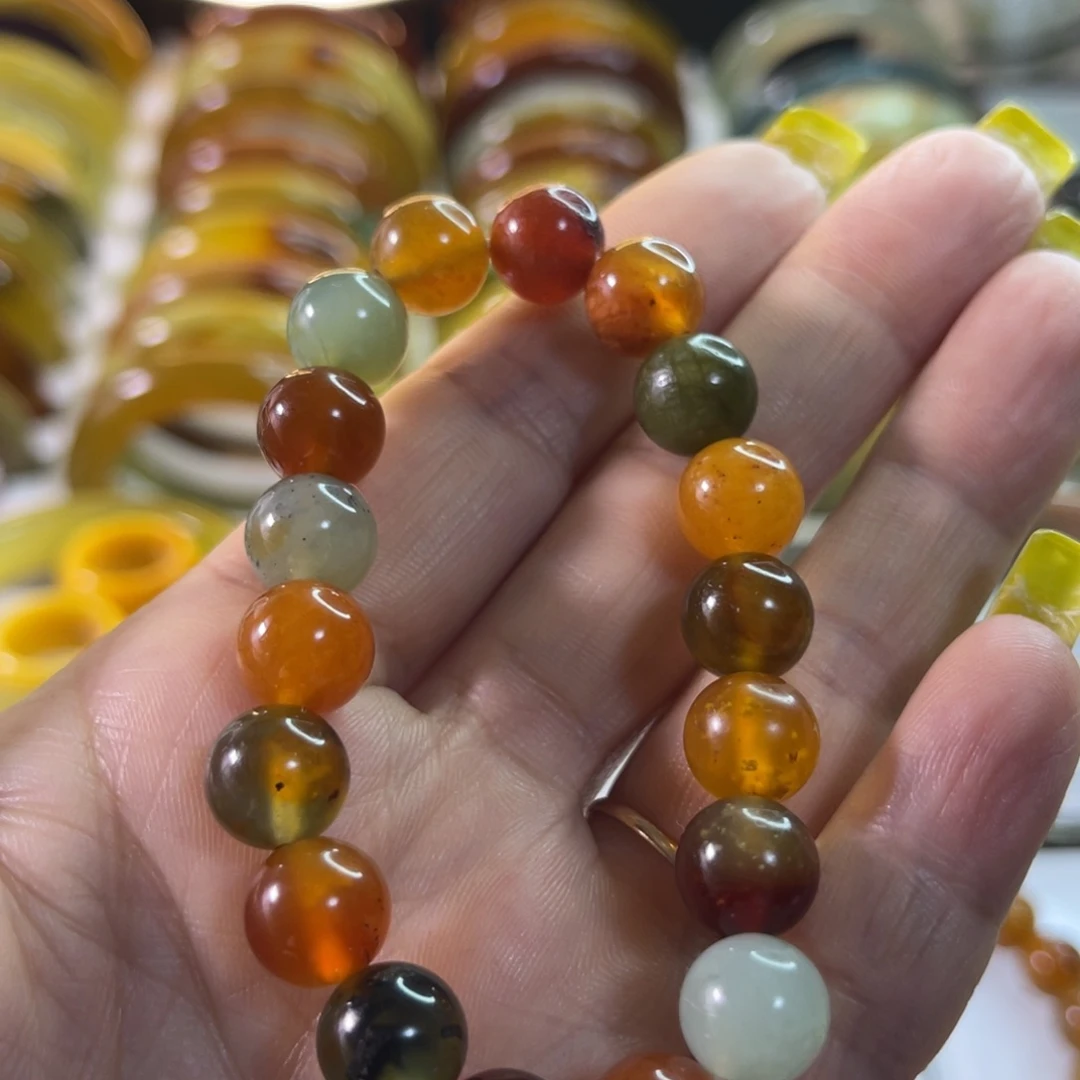 蛇纹石玉未镶嵌手串