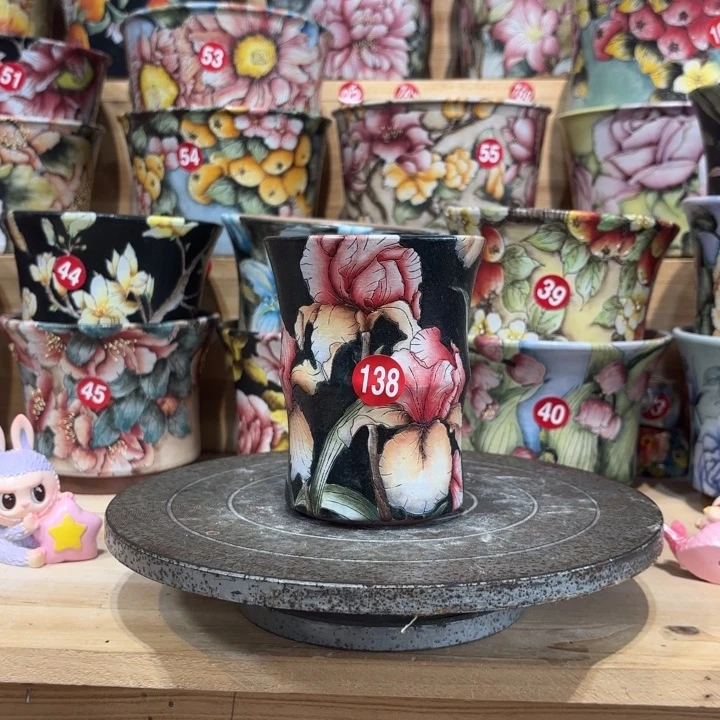 景德镇手绘花盆姚辰上新8/11