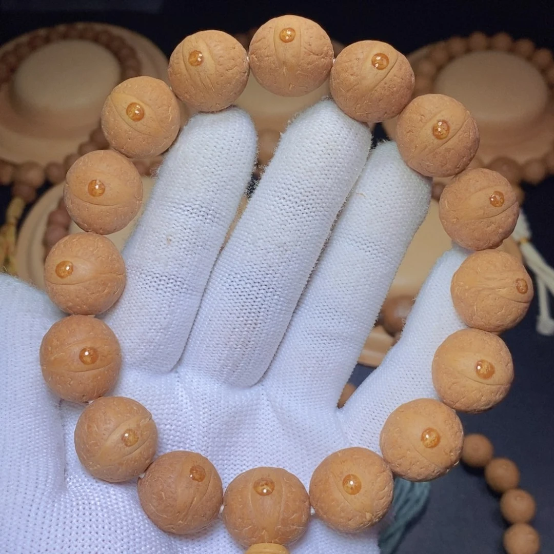 凤眼菩提吊坠16.2mm新籽铁皮 手串15颗