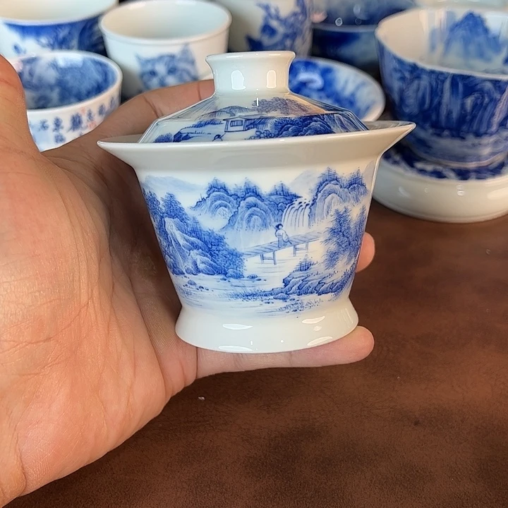瓷片景德镇全手工手绘陶瓷