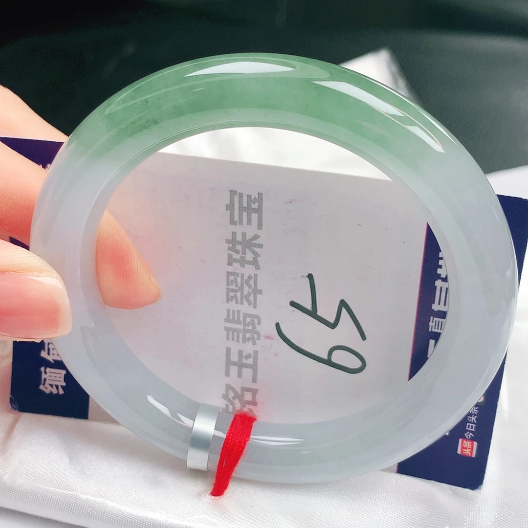 翡翠未镶嵌手镯缅甸天然a货翡翠手镯