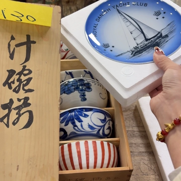 陶瓷古美术置物摆件