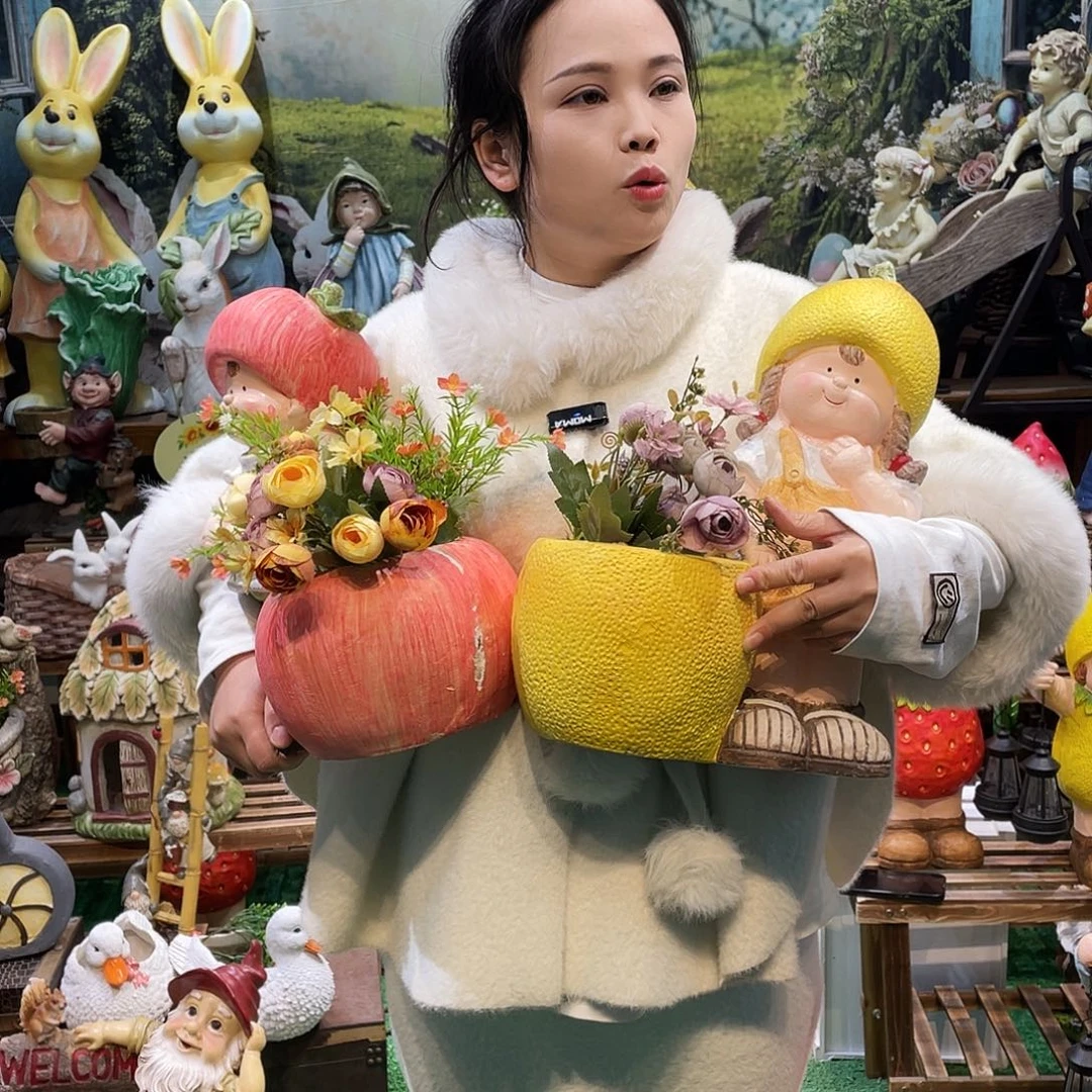 摆件花园摆件红红火火