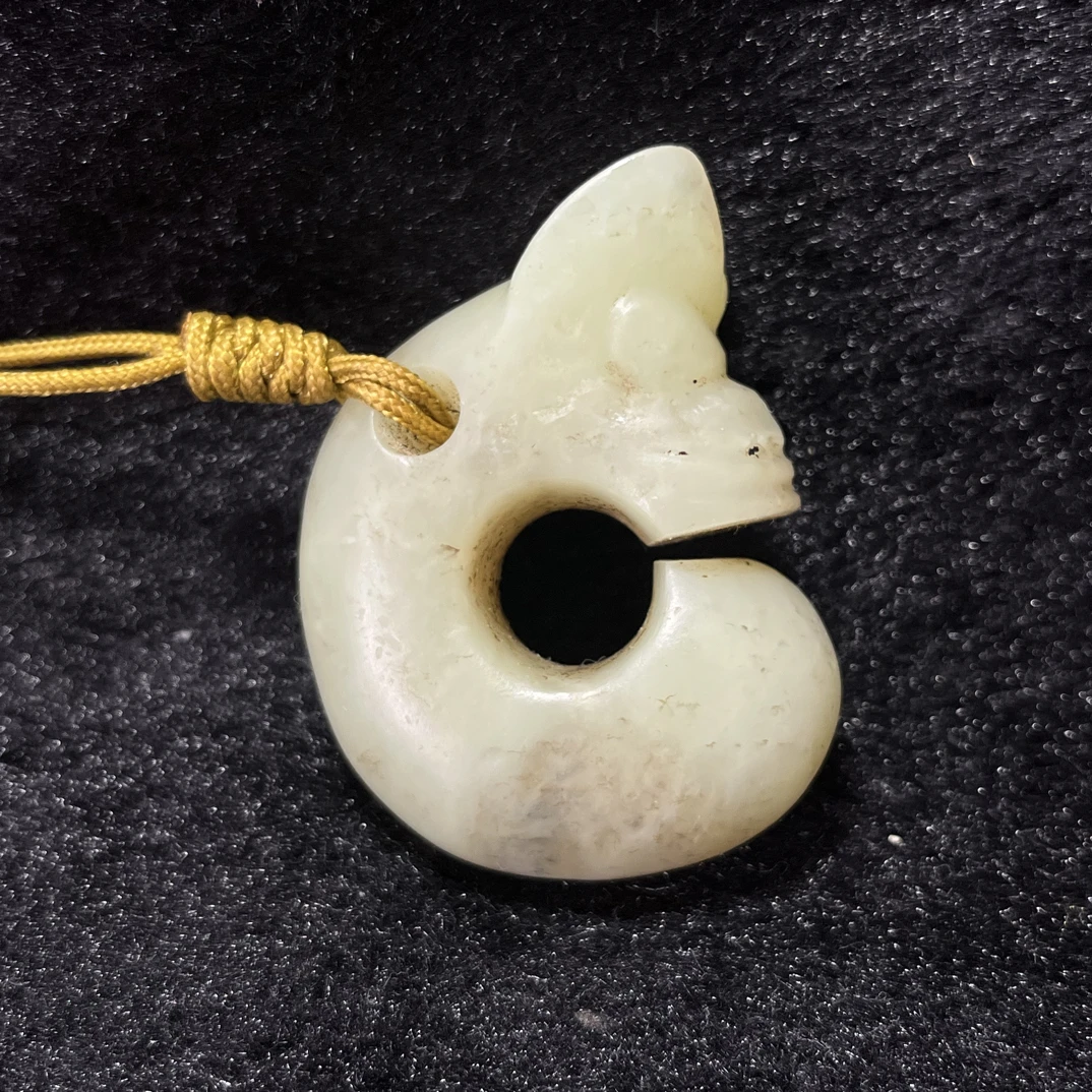 红哥家玉珠龙手把件尺寸50mm✖️38mm