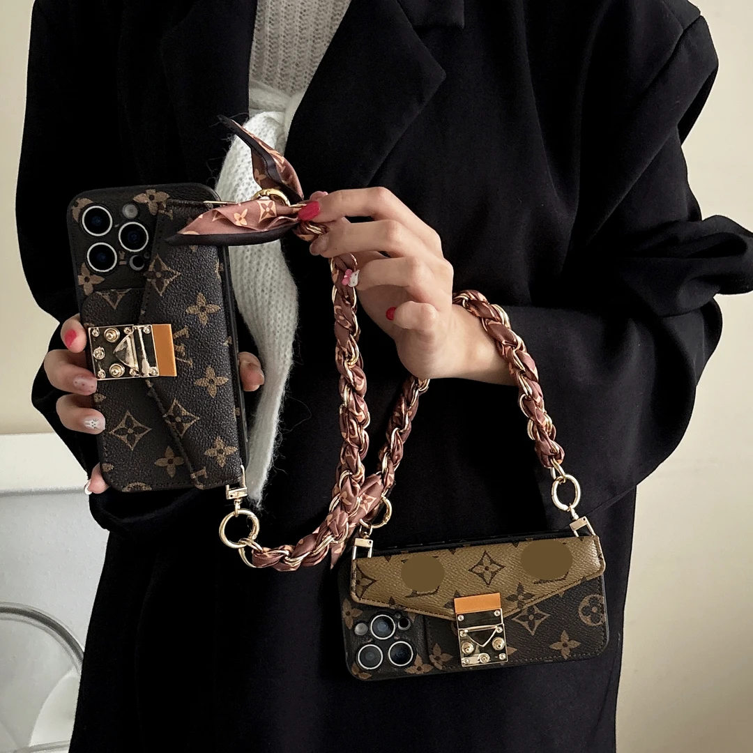 卡包16promax挂绳斜挎16苹果手机壳适用于iPhone14零钱包潮牌手提