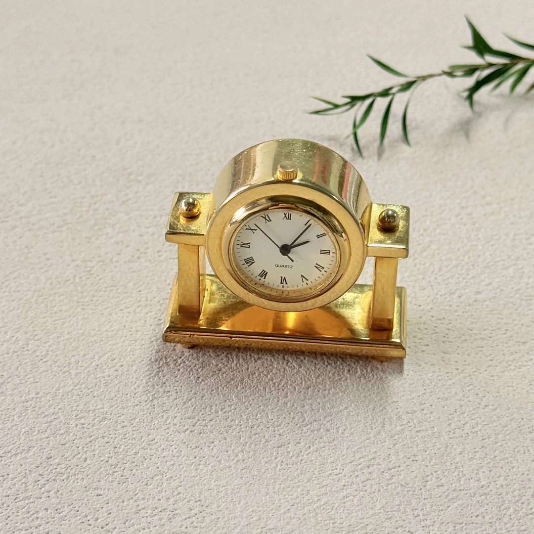 90新  【六六中古】孤品复古摆件表aa6560表盘29