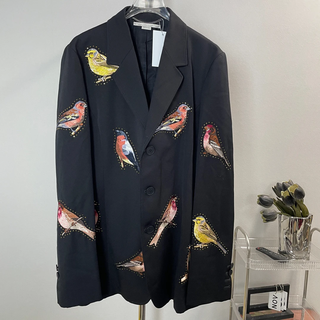 99新 STELLA MCCARTNEY A8197 Stellmccrtney 黑色 外套 99新 44