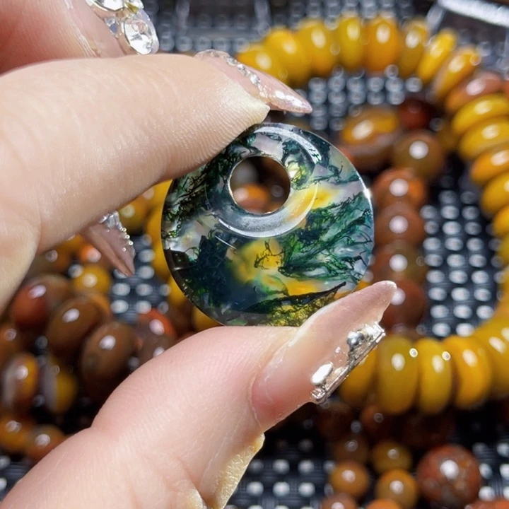 玛瑙/玉髓颈饰未镶嵌原***人