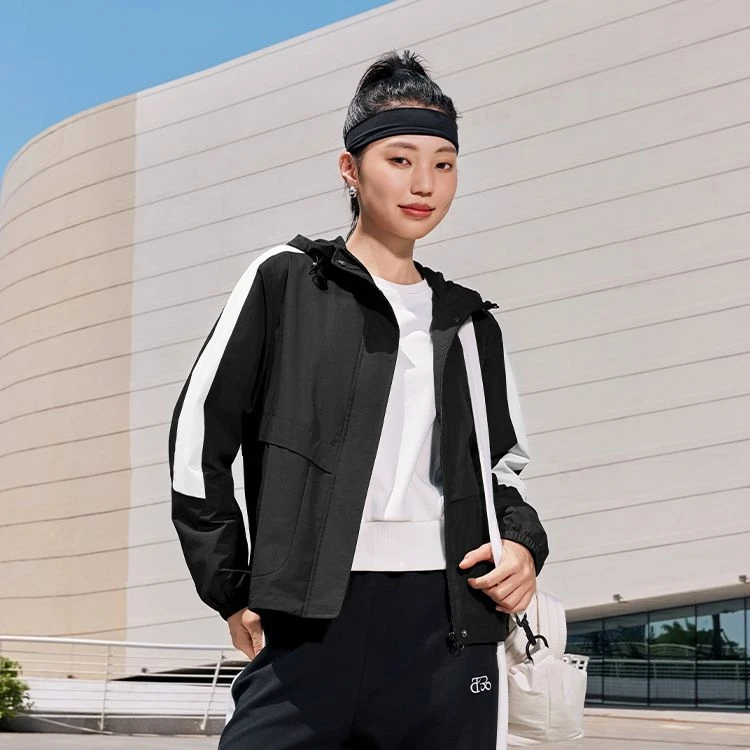 乔丹梭织厚外套2025年冬季新款宽松运动风衣商场同款QDEFD2254032