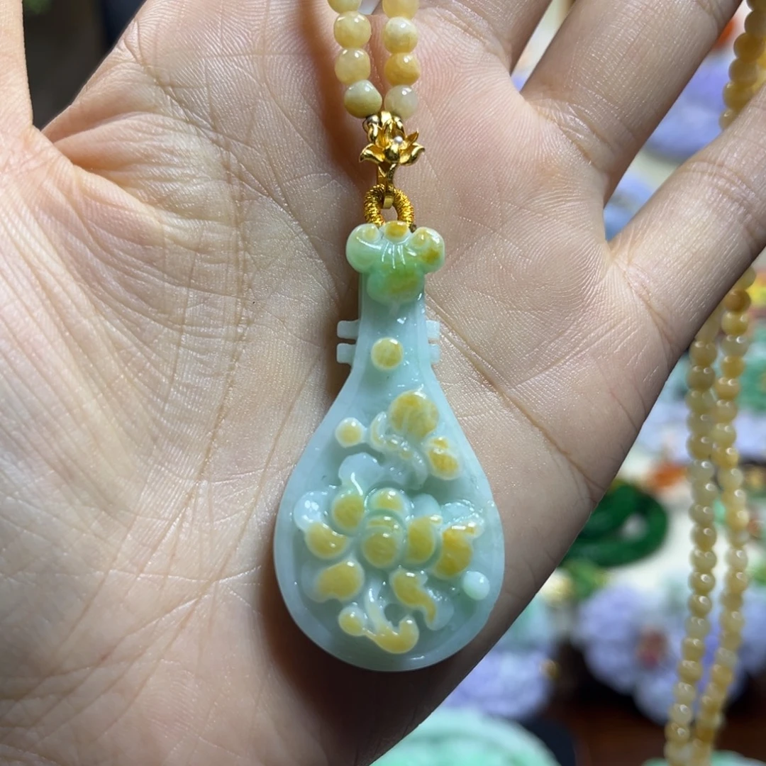 翡翠未镶嵌颈饰天然翡翠