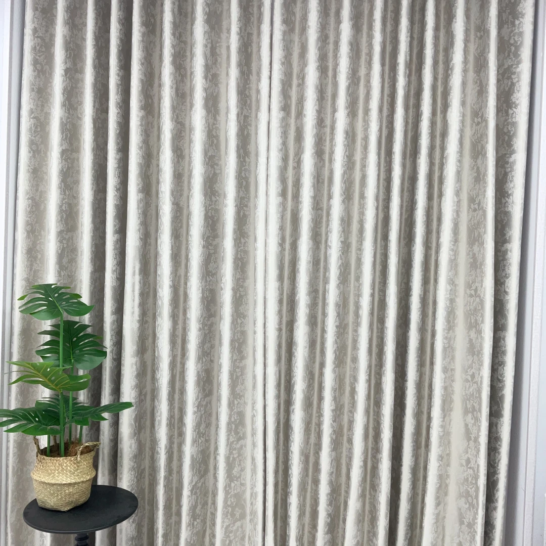 （6对开）唐顿 高精密锦缎（奶茶色）窗帘