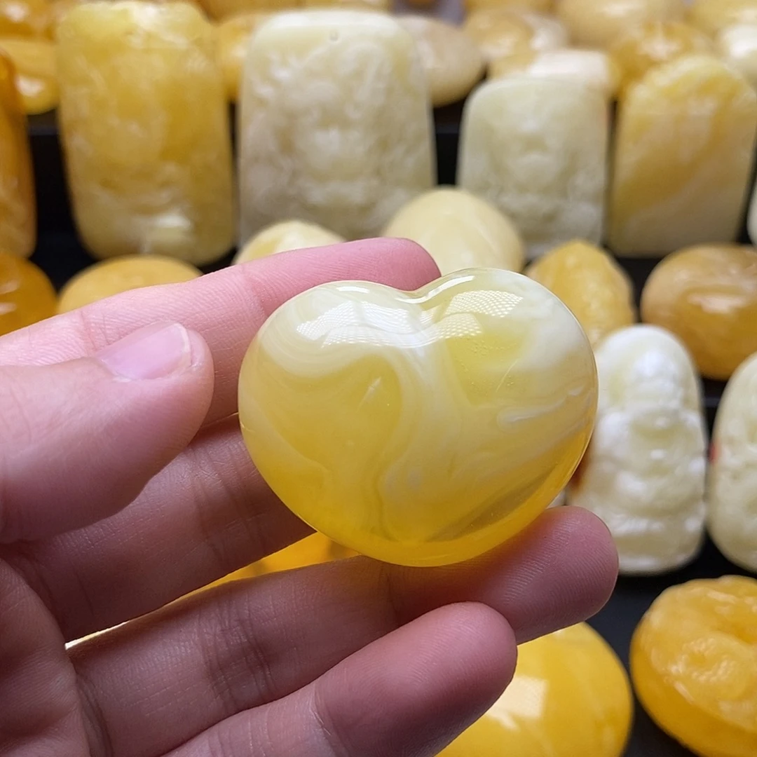 琥珀颈饰未镶嵌琥珀蜜蜡吊坠