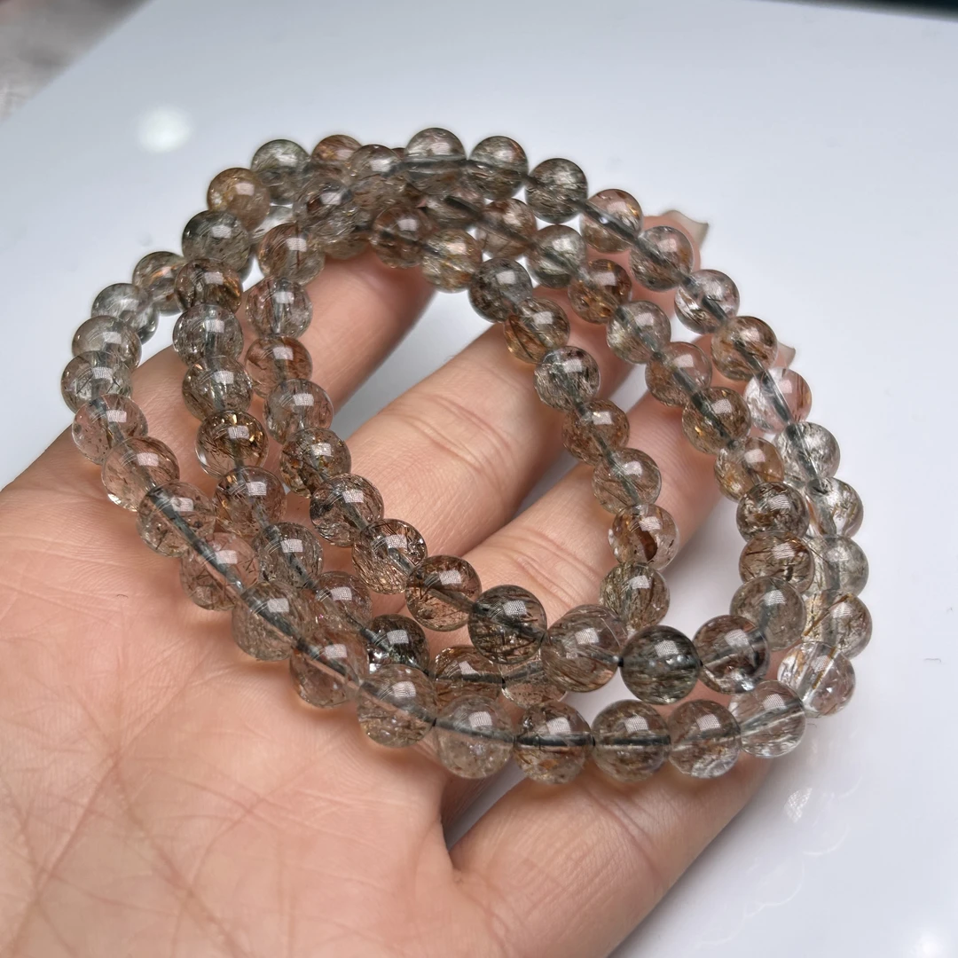 【Z7】天然黑金超多圈手链【多样性发一件】