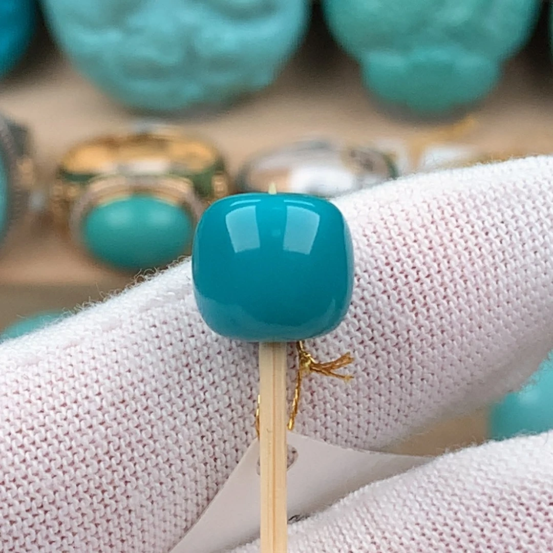 绿松石配饰未镶嵌老型10.5*9.8