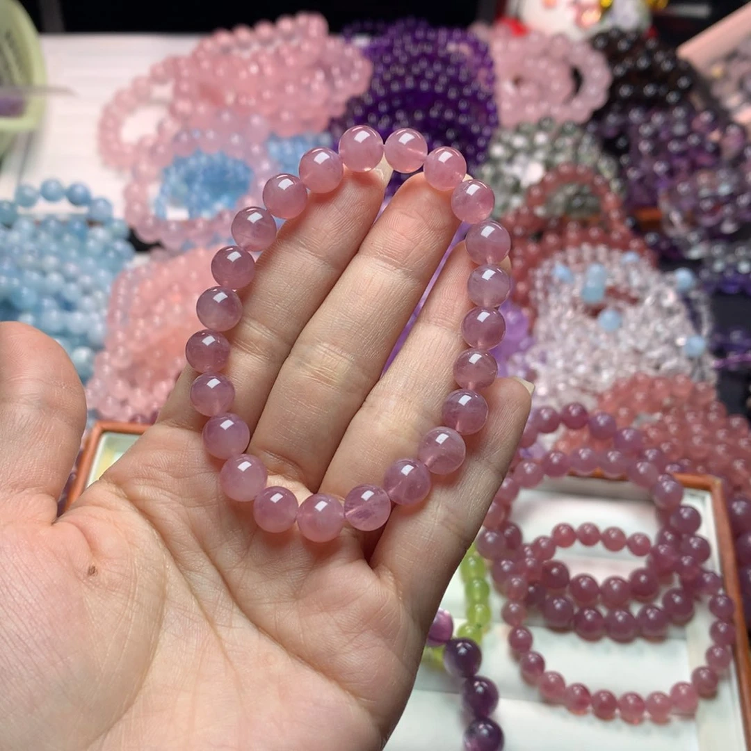 水晶手链未镶嵌求***药老矿马粉卡8+