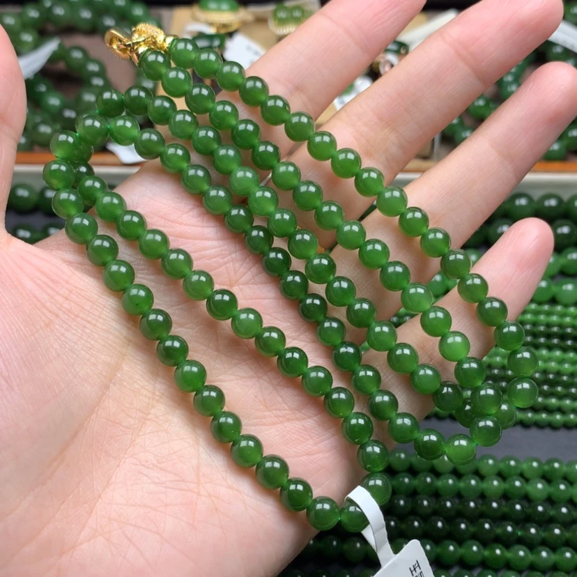 【闪购商品】颈饰未镶嵌和田玉（碧玉）木*?6