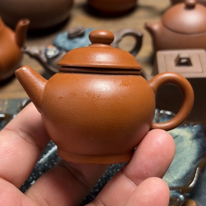 紫砂茶案戈*朱泥小巨轮