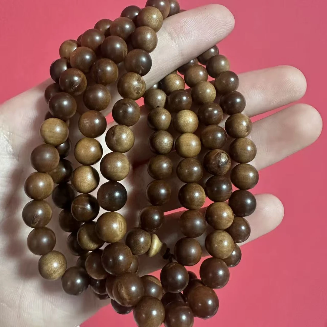 （限量供奉）老山檀香0.8圆珠多圈108颗全瑕疵多样式发其一
