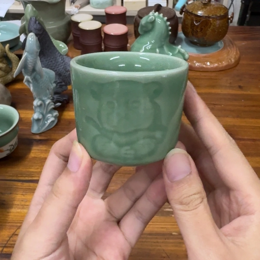 小仲青瓷茶器微瑕8906