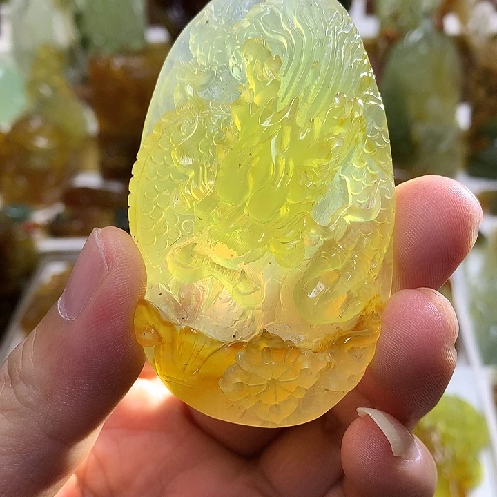 蛇纹石玉未镶嵌珠宝半成品