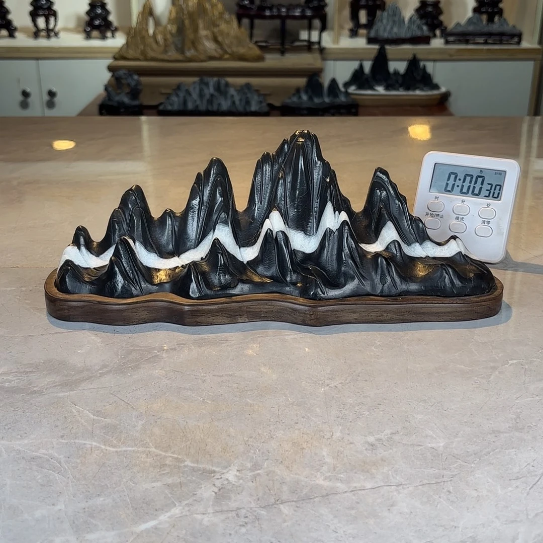 ）***灵璧石手工雕刻奇石摆件