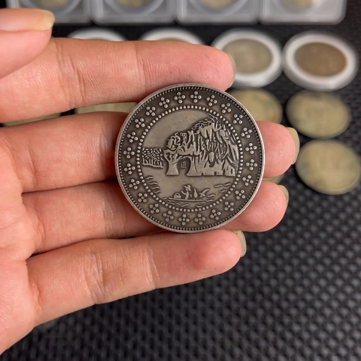 金属大头龙洋船洋工艺品