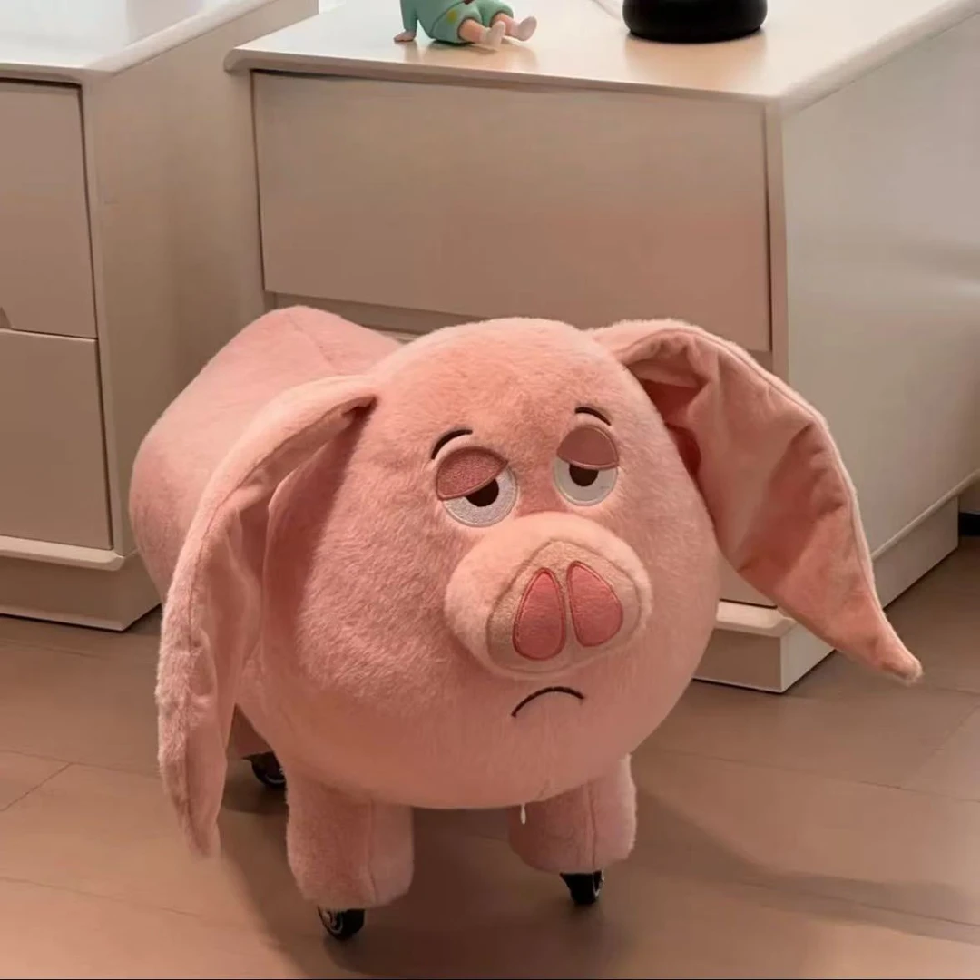 猪猪坐椅二创移动周边猪可爱飞天猪玩偶娃娃毛绒玩具公仔生日礼物