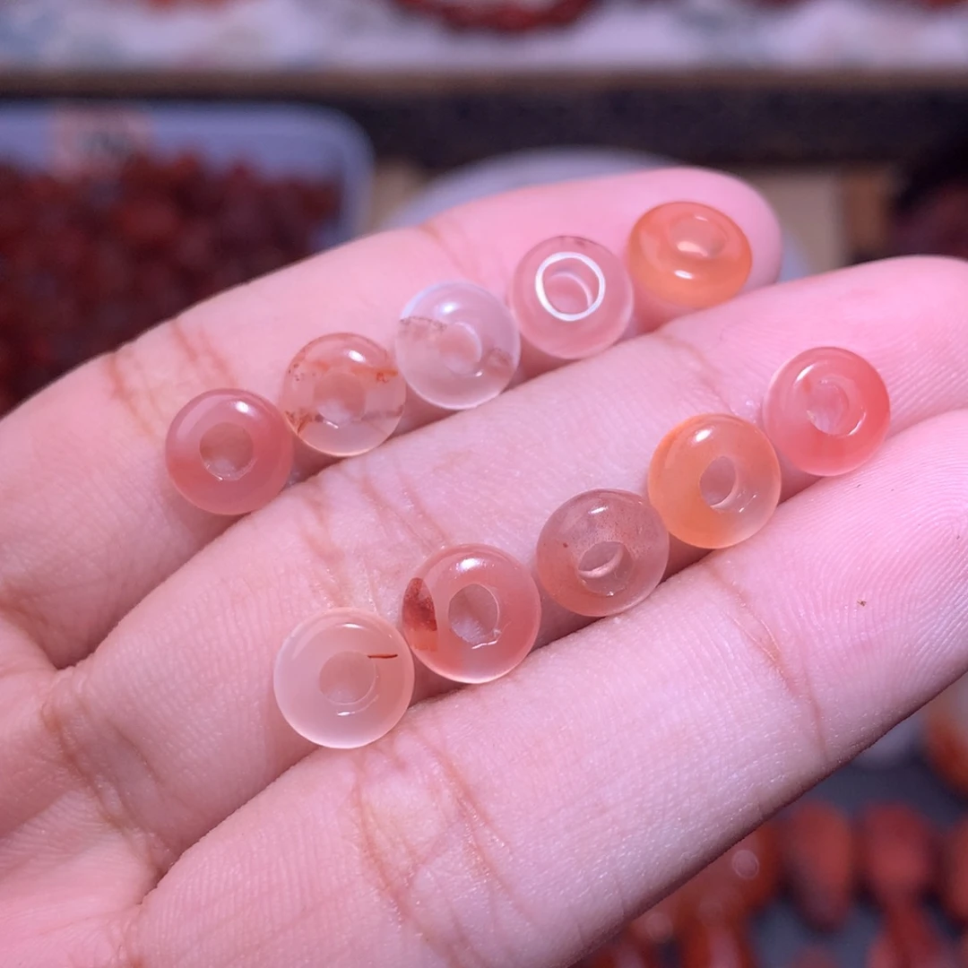 南红玛瑙合金珠宝半成品13859