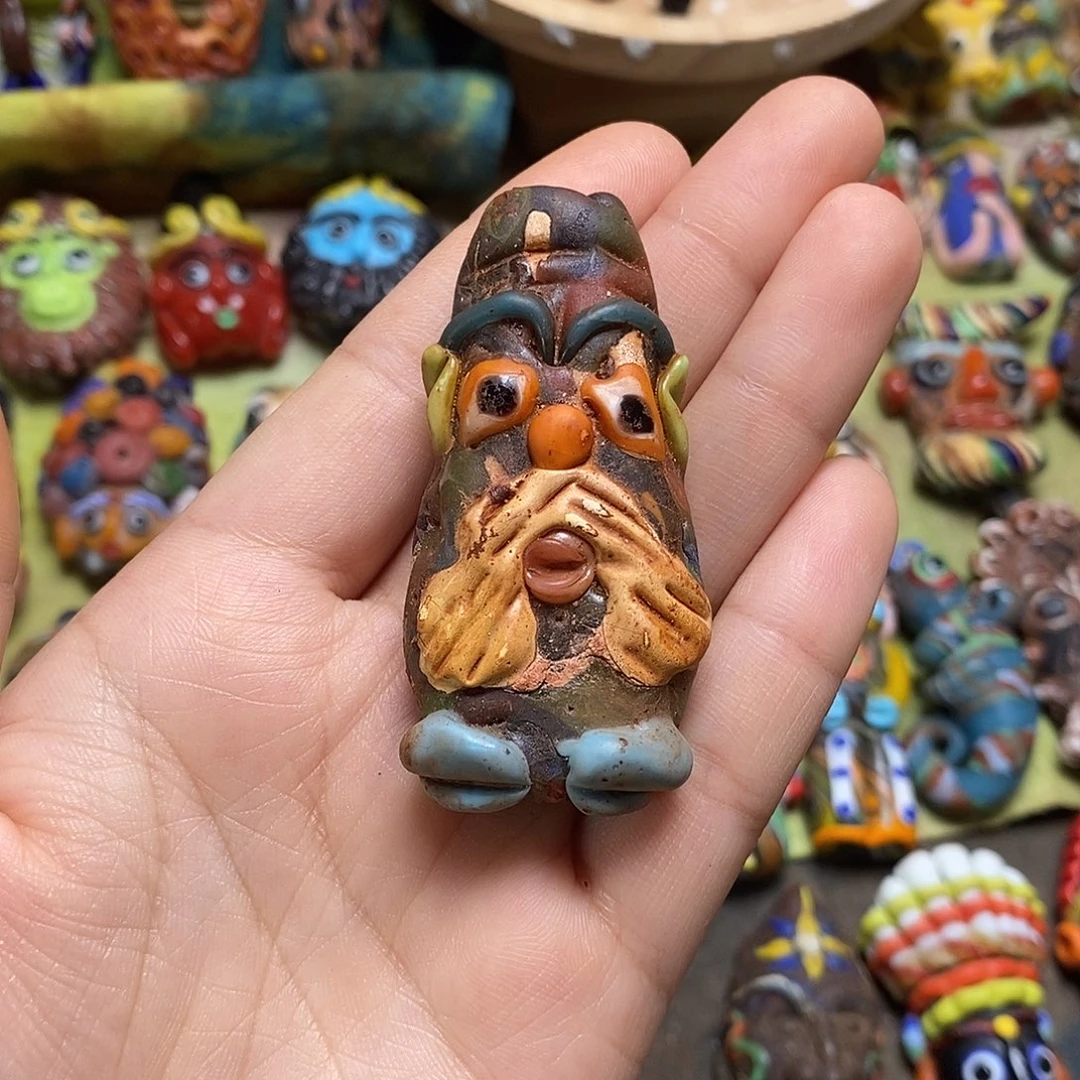 颈饰琉璃企鹅爷爷043