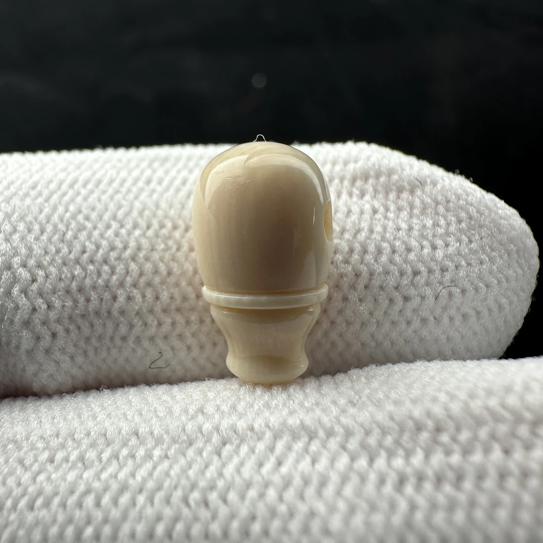 G2515天然猛犸牙奶嘴三通8*13.6mm一物一图 假一罚十