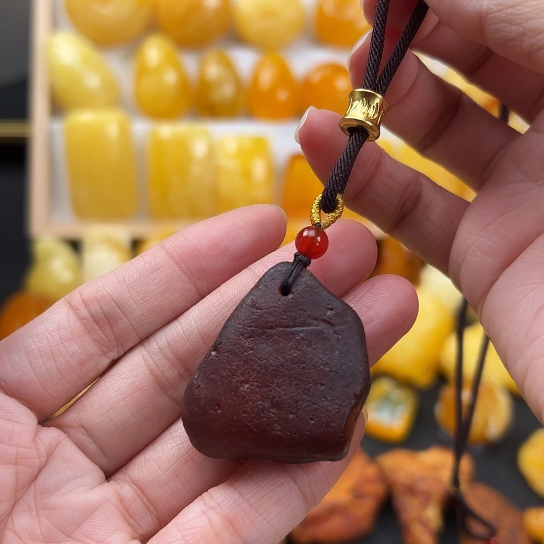 蜜蜡颈饰未镶嵌蜜蜡