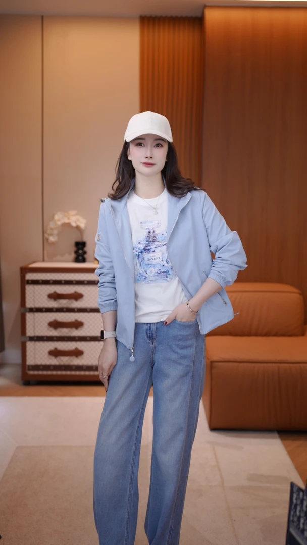 JDND轩羽【软壳冲锋衣】定制面料收腰显瘦时尚冲锋衣外套XY25144