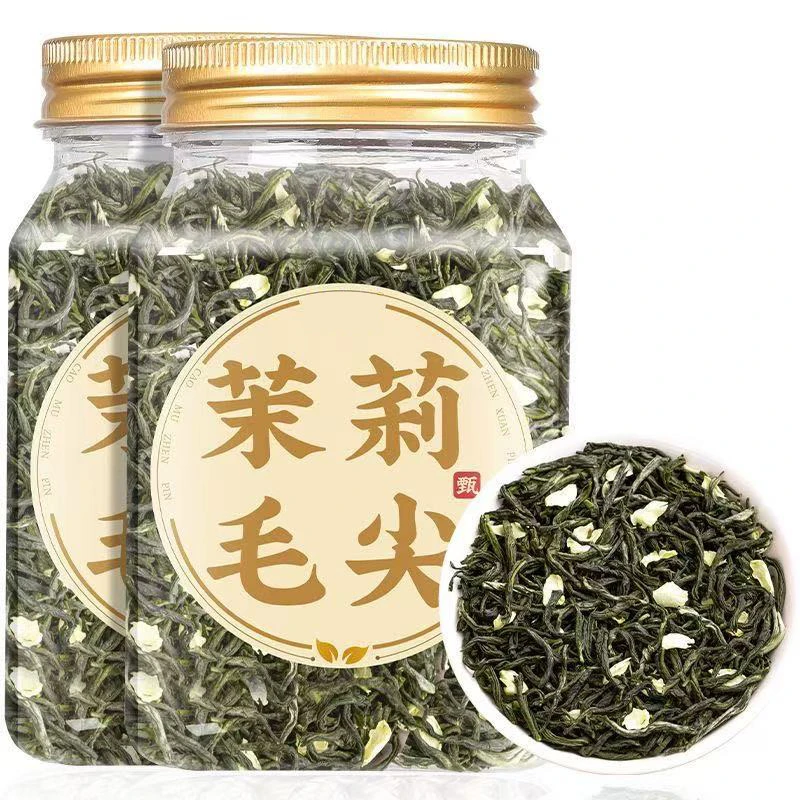 茉莉毛尖 2025新茶茉莉花茶浓香型广西横县晴天茉莉小罐装