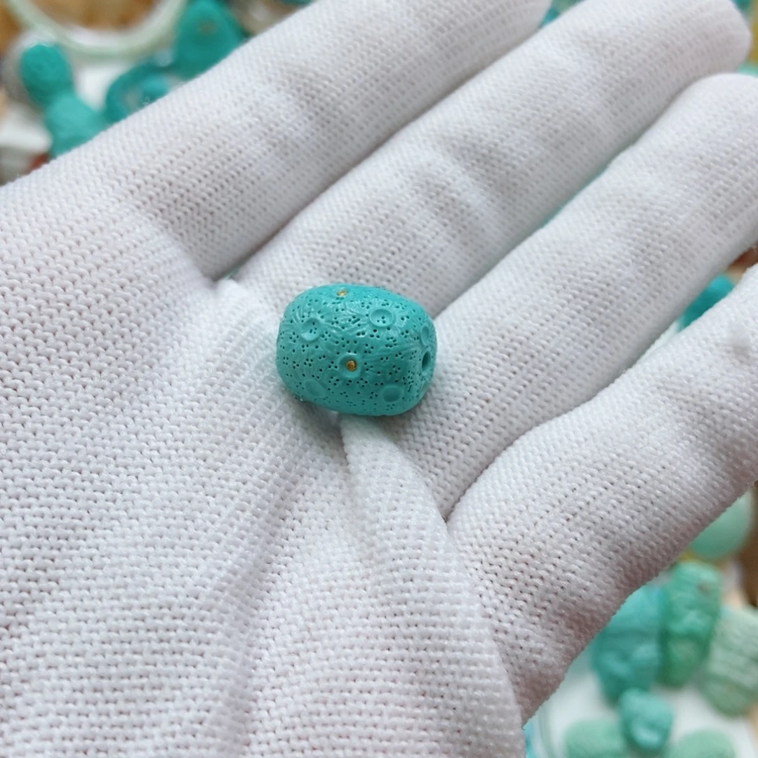 绿松石未镶嵌珠子