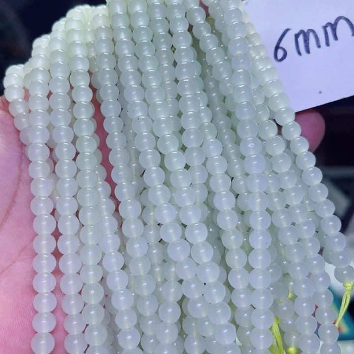 蛇纹石玉未镶嵌项链