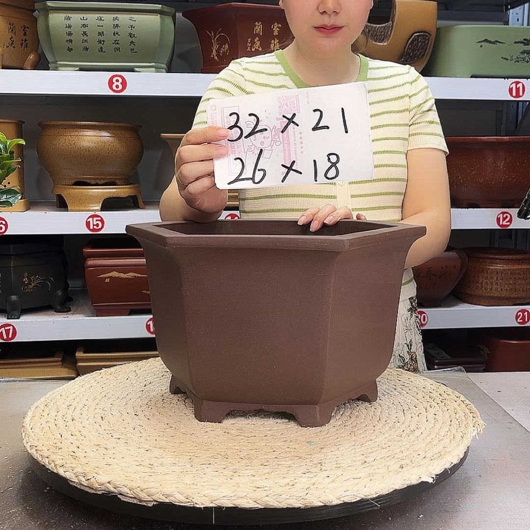 紫砂花盆紫砂花盆