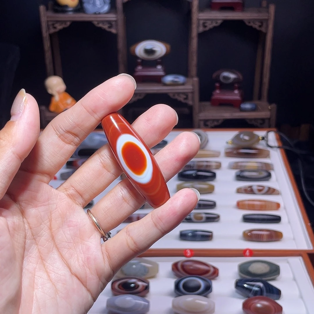 玛瑙/玉髓未镶嵌吊坠(赠链)