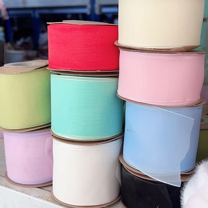 4的果冻纱粉蓝紫黑色各25码