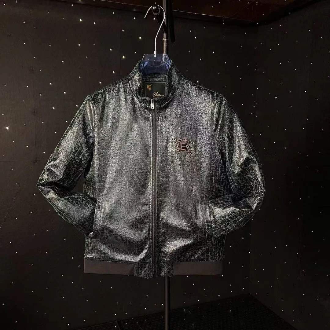 PULLMAN 男士高端早秋长袖夹克外套棉