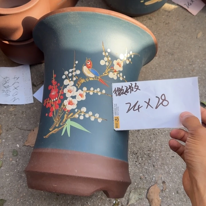 紫砂花盆特价清仓