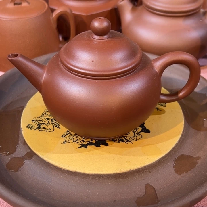 紫砂茶壶红皮龙精工水平150cc